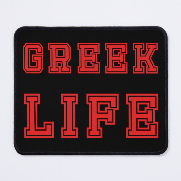 Item preview, "Greek Life" in red designed and sold by PariSeine.