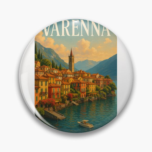 Item preview, Colorful Waterfront of Varenna on Lake Como, Italy designed and sold by Places On Earth.