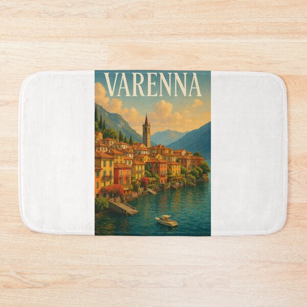 Item preview, Colorful Waterfront of Varenna on Lake Como, Italy designed and sold by Places On Earth.
