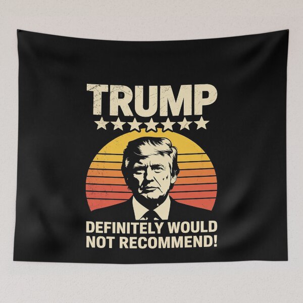Item preview, Anti Trump Definitely Would Not Recommend One Star Rating  designed and sold by MonsterBuddiess.