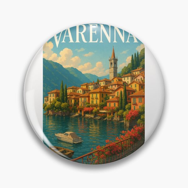 Item preview, Varenna Waterfront Promenade on Lake Como, Italy designed and sold by Places On Earth.
