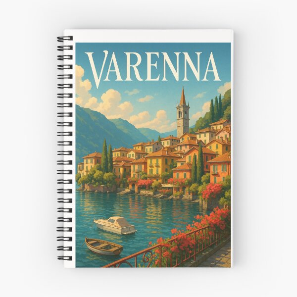 Item preview, Varenna Waterfront Promenade on Lake Como, Italy designed and sold by Places On Earth.