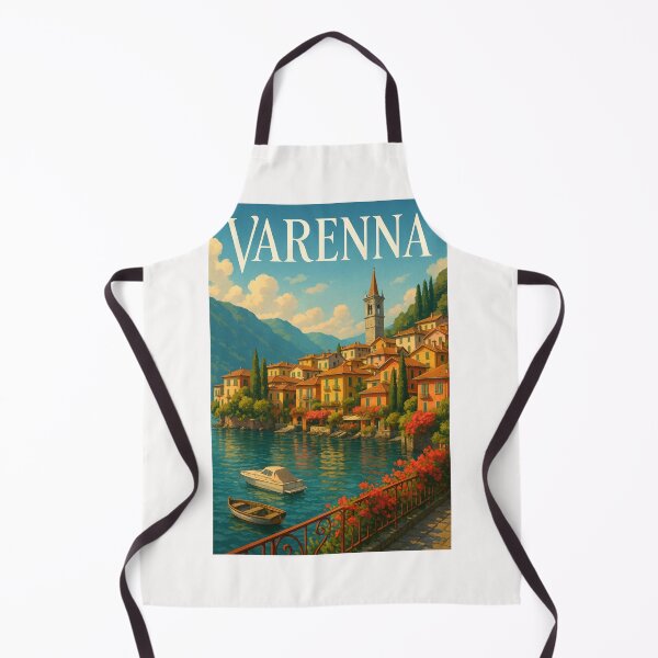 Item preview, Varenna Waterfront Promenade on Lake Como, Italy designed and sold by Places On Earth.