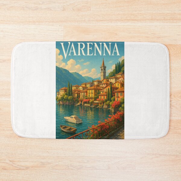 Item preview, Varenna Waterfront Promenade on Lake Como, Italy designed and sold by Places On Earth.