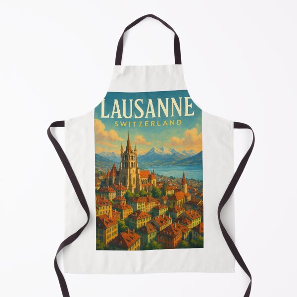 Item preview, Lausanne Cathedral Above Lake Geneva, Switzerland designed and sold by Places On Earth.