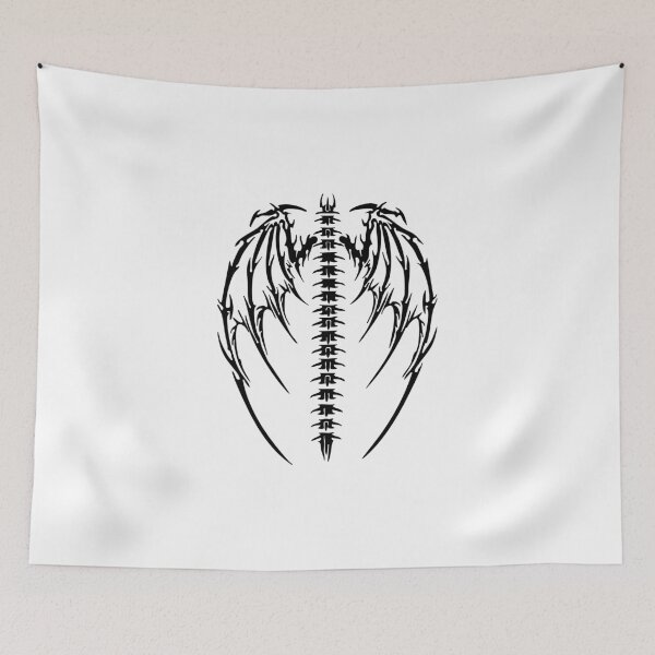 Item preview, Black Goth Wings Graphic  designed and sold by Dem0r.