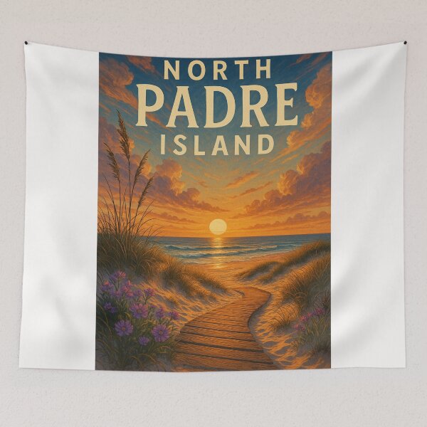 Item preview, Dune Path Sunset on North Padre Island, Texas designed and sold by Places On Earth.
