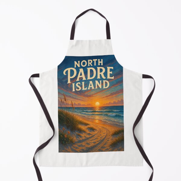 Item preview, Golden Hour Beach Tracks on North Padre Island, Texas designed and sold by Places On Earth.