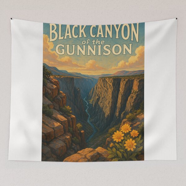 Item preview, Rugged Vista at Black Canyon of the Gunnison, Colorado designed and sold by Places On Earth.
