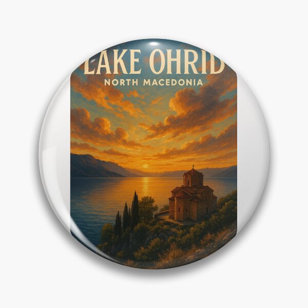 Item preview, Saint John at Kaneo Overlooking Lake Ohrid, North Macedonia designed and sold by Places On Earth.