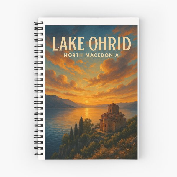 Item preview, Saint John at Kaneo Overlooking Lake Ohrid, North Macedonia designed and sold by Places On Earth.
