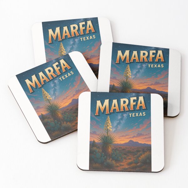 Item preview, Twilight Desert Scene Near Marfa, Texas designed and sold by Places On Earth.