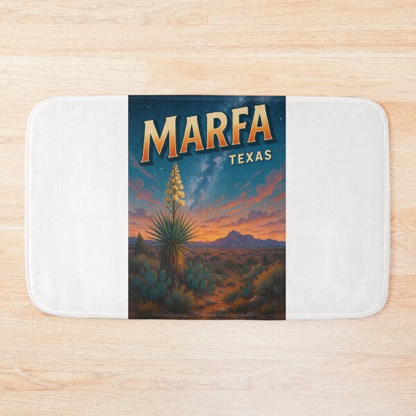 Item preview, Twilight Desert Scene Near Marfa, Texas designed and sold by Places On Earth.