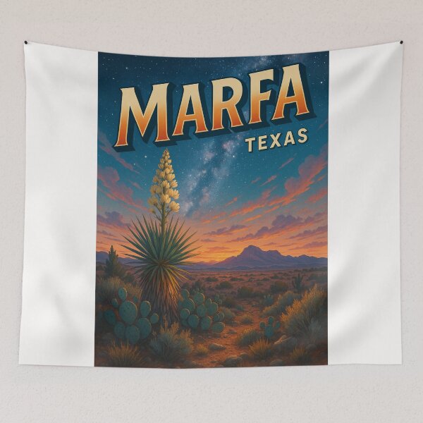 Item preview, Twilight Desert Scene Near Marfa, Texas designed and sold by Places On Earth.