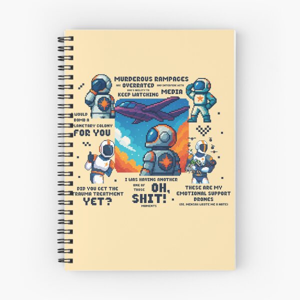 Item preview, Murderbot Diaries - Martha Wells book designed and sold by BrianOMinard.