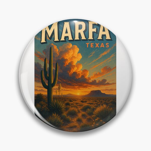 Item preview, Sunset Over the Desert Plains of Marfa, Texas designed and sold by Places On Earth.