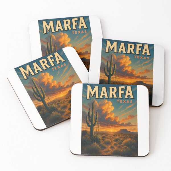 Item preview, Sunset Over the Desert Plains of Marfa, Texas designed and sold by Places On Earth.