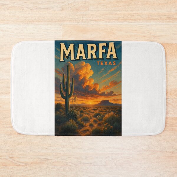 Item preview, Sunset Over the Desert Plains of Marfa, Texas designed and sold by Places On Earth.