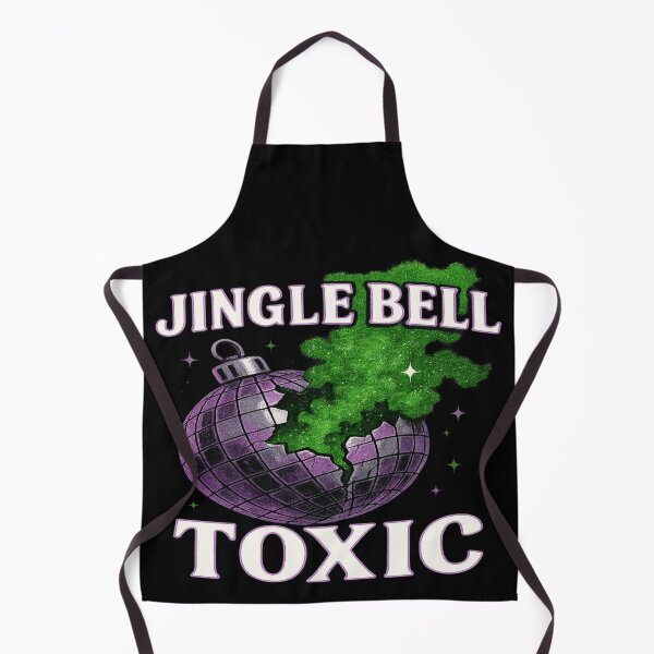 Item preview, Jingle Bell Toxic — Retro Disco Bomb Holiday Chaos (Glitter-Grit Vibe) designed and sold by POD DYNASTY | Original Print On Demand T-Shirt Graphics.
