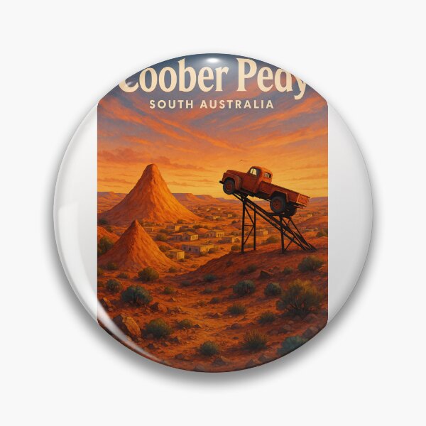 Item preview, Rusty Truck Monument in Coober Pedy, South Australia designed and sold by Places On Earth.