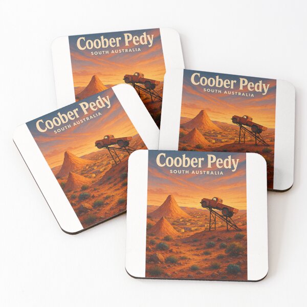 Item preview, Rusty Truck Monument in Coober Pedy, South Australia designed and sold by Places On Earth.
