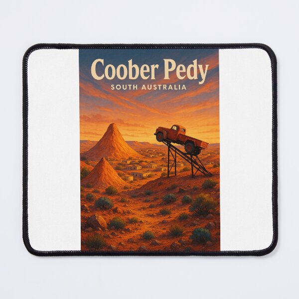 Item preview, Rusty Truck Monument in Coober Pedy, South Australia designed and sold by Places On Earth.