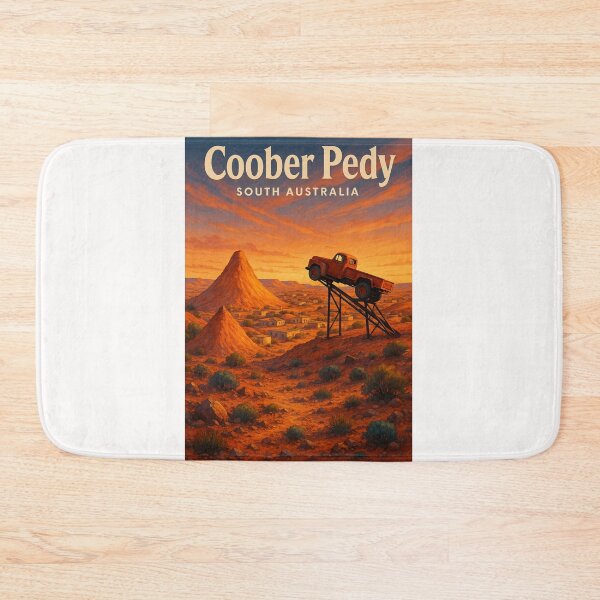 Item preview, Rusty Truck Monument in Coober Pedy, South Australia designed and sold by Places On Earth.