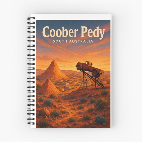 Item preview, Rusty Truck Monument in Coober Pedy, South Australia designed and sold by Places On Earth.