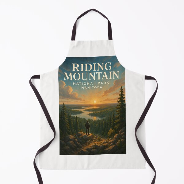 Item preview, Sunset Over Forested Lakes in Riding Mountain National Park, Manitoba designed and sold by Places On Earth.