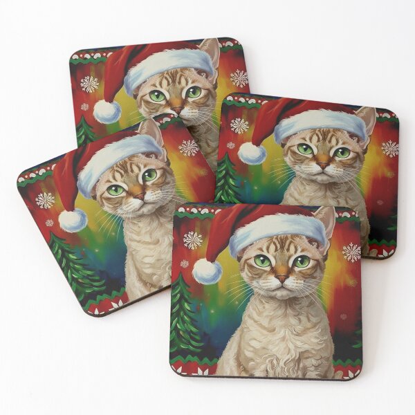 Item preview, Ugly Sweater - Ruby The Rex Cat – Festive Christmas Kitty Art designed and sold by Art's Diner.