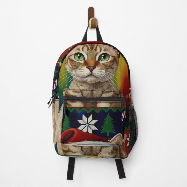 Item preview, Ugly Sweater - Ruby The Rex Cat – Festive Christmas Kitty Art designed and sold by Art's Diner.