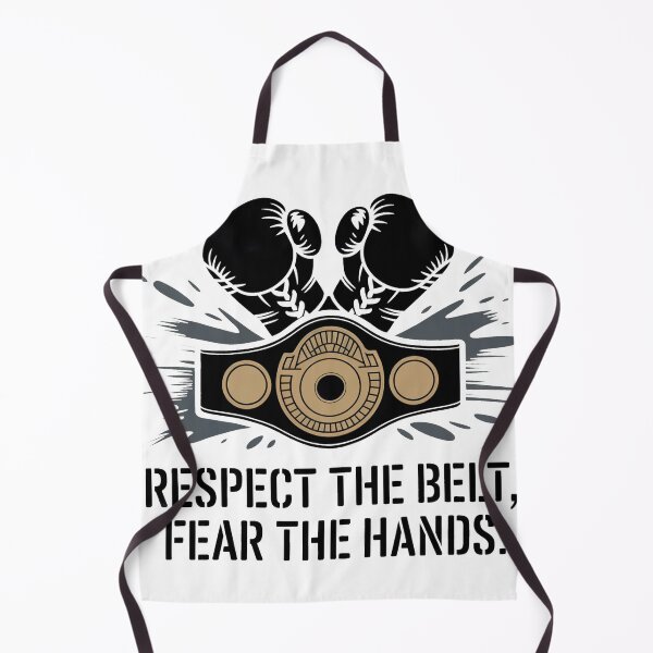 Item preview, Respect the Belt, Fear the Hands – Minimal MMA Art designed and sold by WSPrintCrafter.