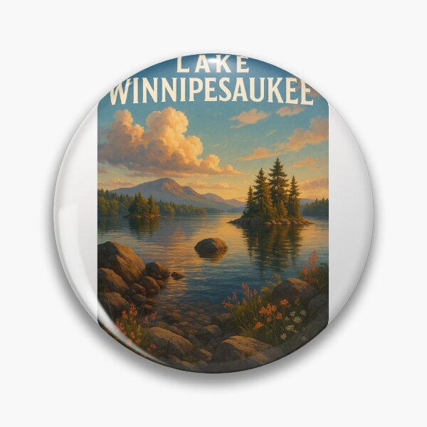 Item preview, Island Reflections at Lake Winnipesaukee, New Hampshire designed and sold by Places On Earth.