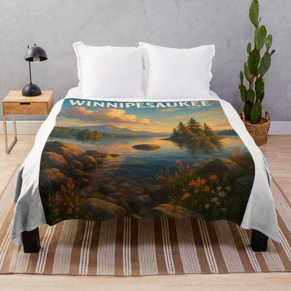 Item preview, Island Reflections at Lake Winnipesaukee, New Hampshire designed and sold by Places On Earth.