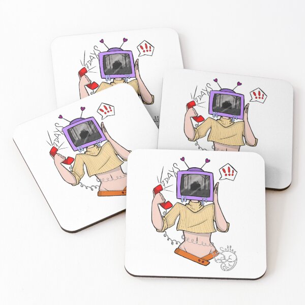 Item preview, TV Girl with a Message designed and sold by TewonLake.