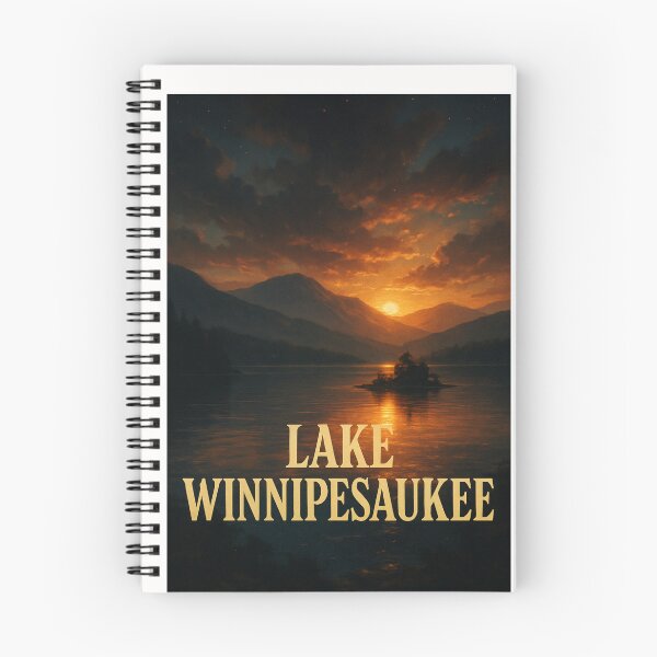 Item preview, Golden Sunset Across Lake Winnipesaukee, New Hampshire designed and sold by Places On Earth.