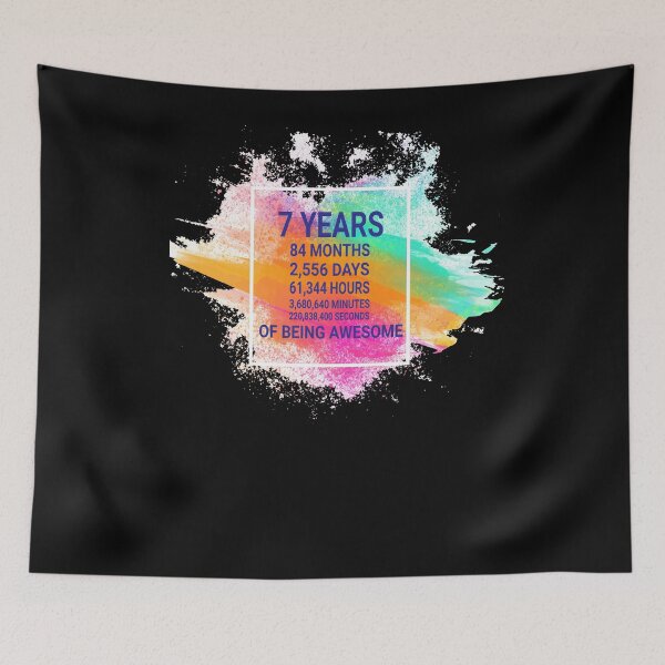 Item preview, 7 Years Old Being Awesome designed and sold by TeeTimeGuys.