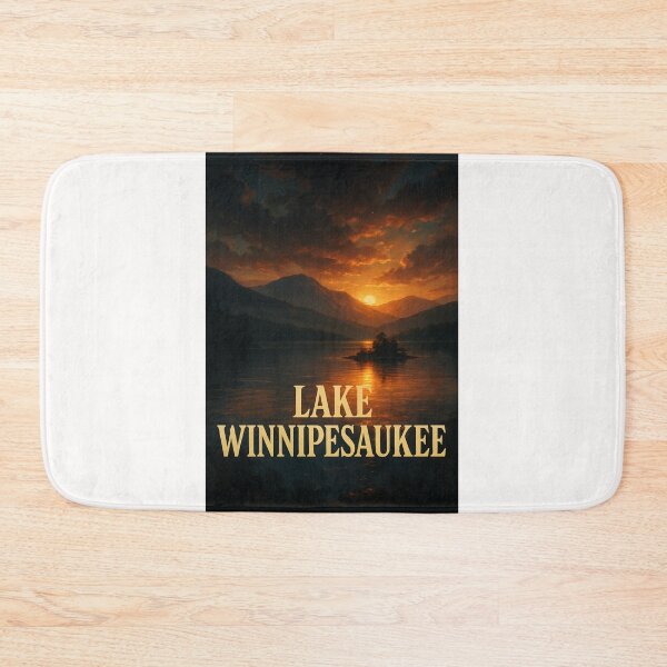 Item preview, Golden Sunset Across Lake Winnipesaukee, New Hampshire designed and sold by Places On Earth.