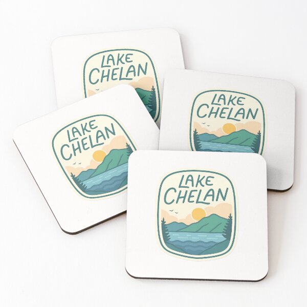 Item preview, Sunset Over Lake Chelan and Cascade Mountains, Washington designed and sold by Places On Earth.