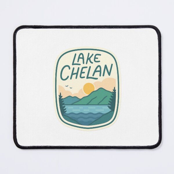 Item preview, Sunset Over Lake Chelan and Cascade Mountains, Washington designed and sold by Places On Earth.