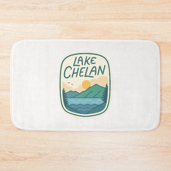 Item preview, Sunset Over Lake Chelan and Cascade Mountains, Washington designed and sold by Places On Earth.