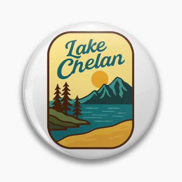 Item preview, Lake Chelan View with Cascades and Sandy Shore, Washington designed and sold by Places On Earth.