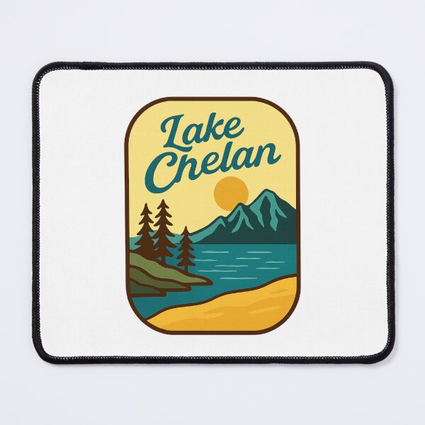 Item preview, Lake Chelan View with Cascades and Sandy Shore, Washington designed and sold by Places On Earth.