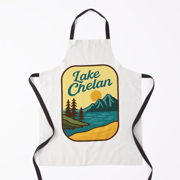 Item preview, Lake Chelan View with Cascades and Sandy Shore, Washington designed and sold by Places On Earth.
