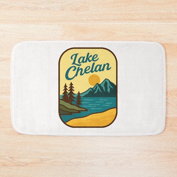 Item preview, Lake Chelan View with Cascades and Sandy Shore, Washington designed and sold by Places On Earth.
