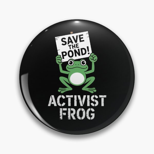 Item preview, activist frog designed and sold by Mateusz Majcherek.