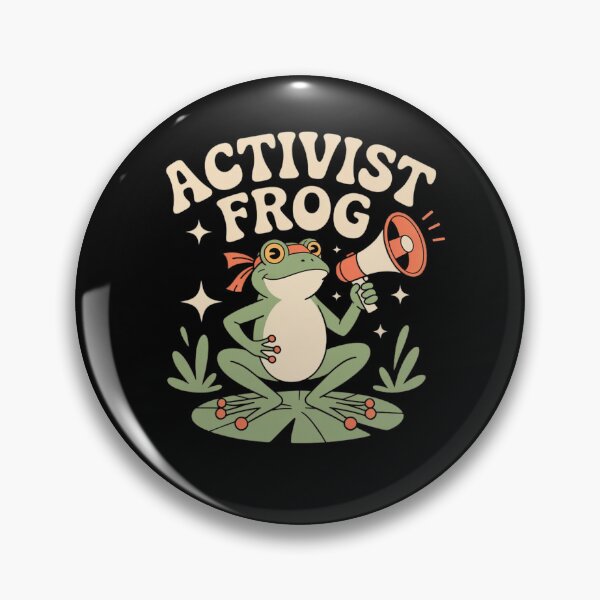 Item preview, activist frog designed and sold by Mateusz Majcherek.