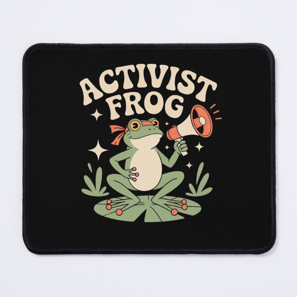 Item preview, activist frog designed and sold by Mateusz Majcherek.