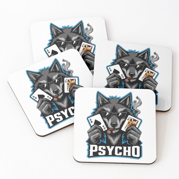 Item preview, Psycho Wolf – Cool Alpha Gambler Design designed and sold by Moriarty's Digital Visions.