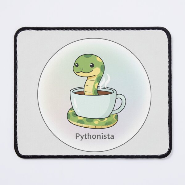 Item preview, Pythonista – Cute Coding Art designed and sold by Day Dreamer.